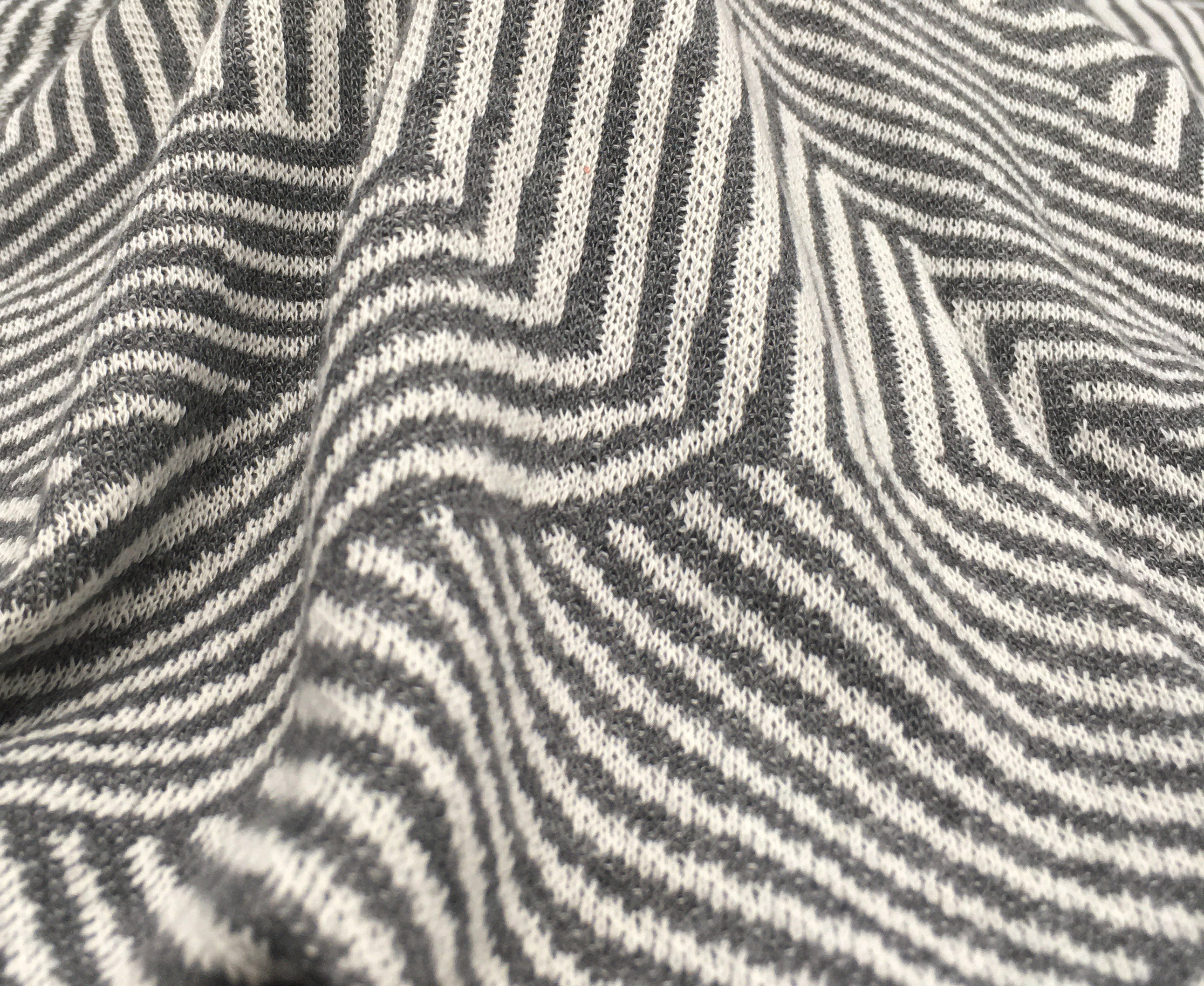 Casual wear fabric: terry jacquard and rib