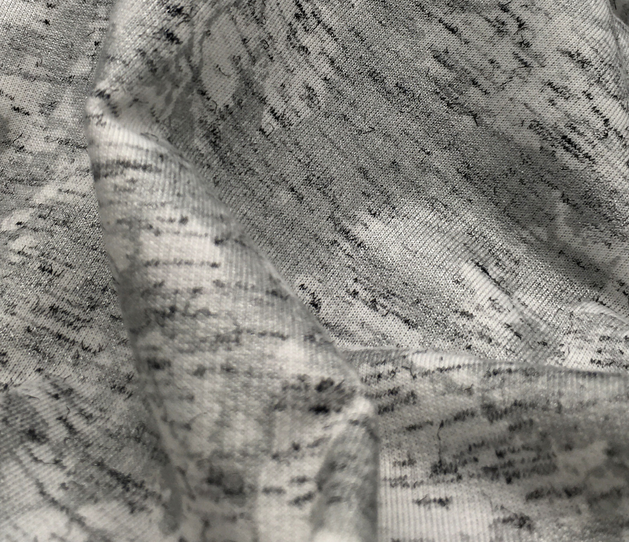 Fancy fabric: burnout and brushed finishes