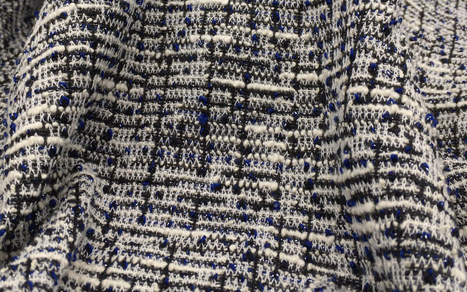 Jacket fabric: textured ottoman