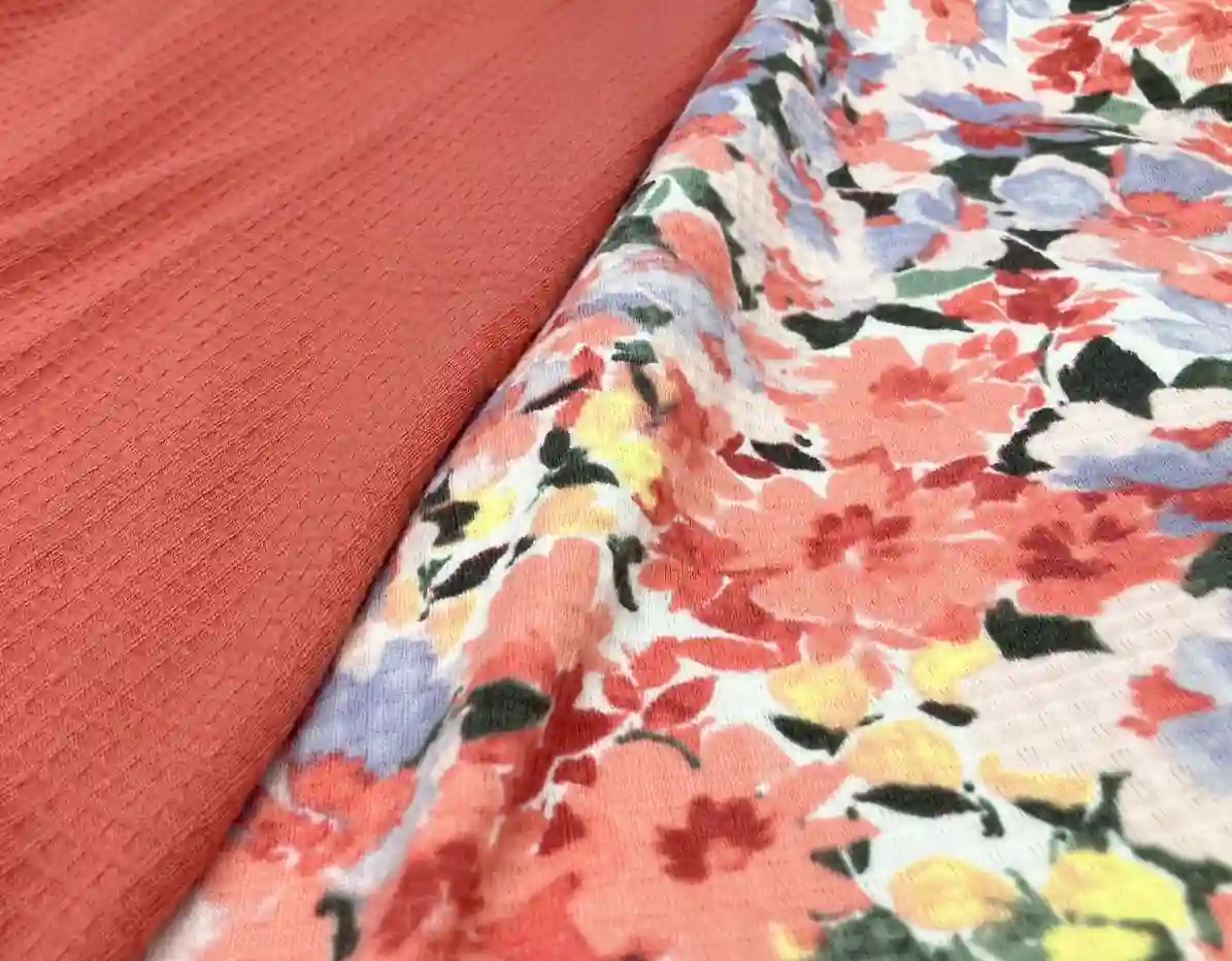 TEXWAY cotton-rich casual wear fabric: waffle, dobby jacquard, stripes and knit seersucker, Item No. TW582749, Design No. P/D