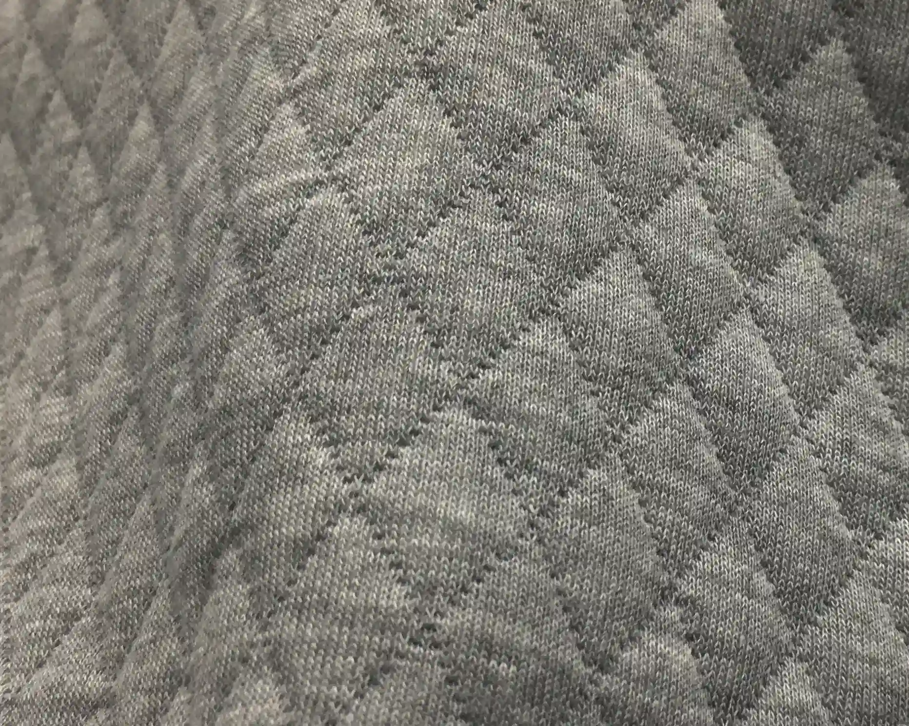 TEXWAY jacket and outerwear fabric: quilted jacquard, textured ottoman, knit tweed and brushed fleece, Item No. TW581764B, Design No. T/D-JQ